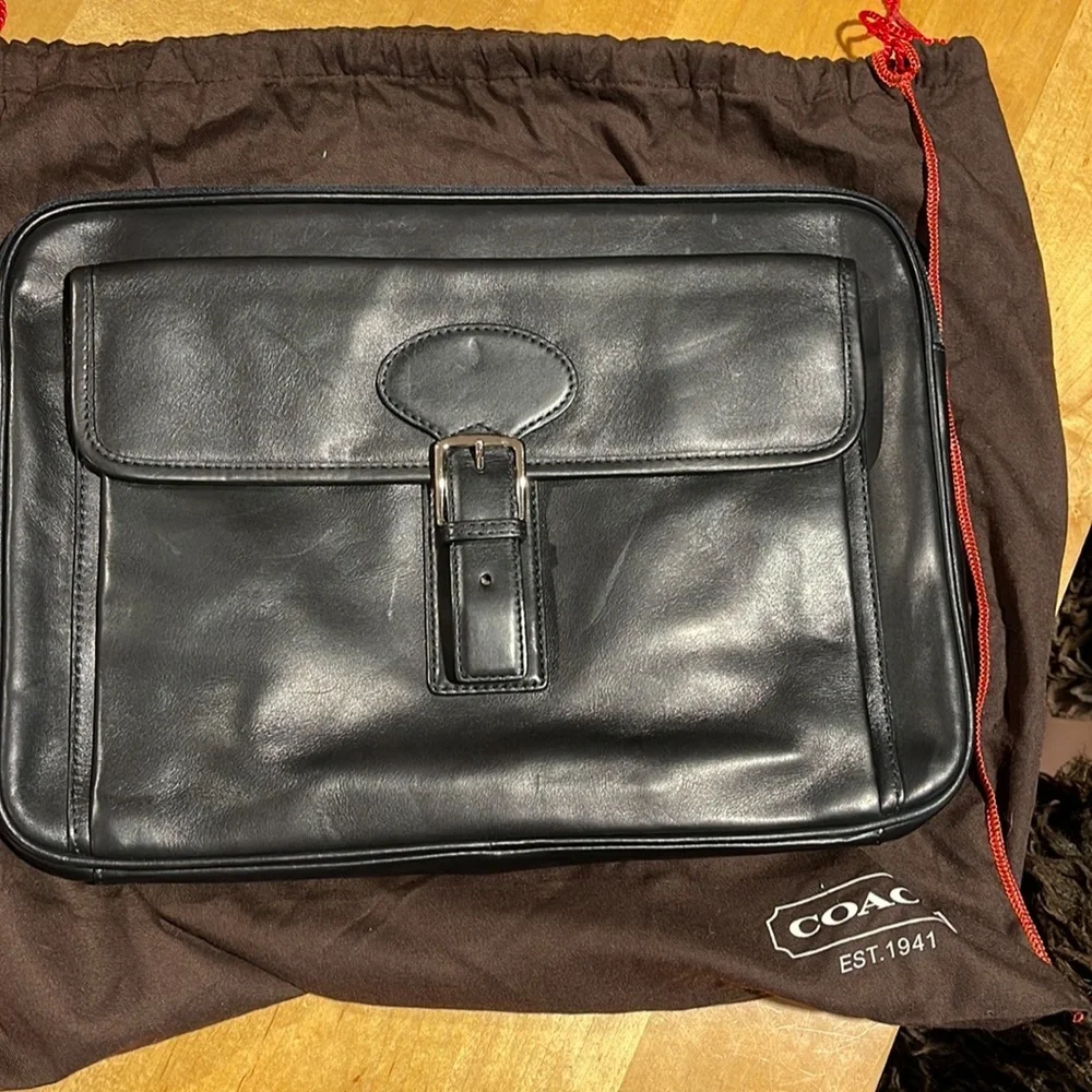COACH brand no handle briefcase/document holder